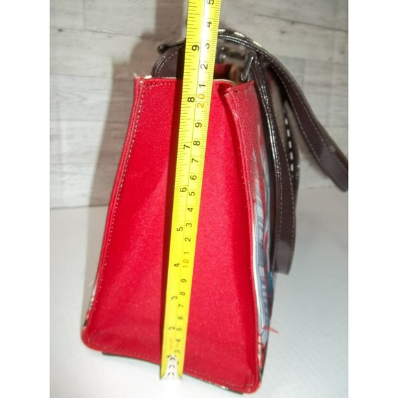 WOMEN LADIES RED SATIN FASHIONABLE STYLISH CHIC BOUTIQUE HANDBAG SHOULDER PURSE - Picture 7 of 14